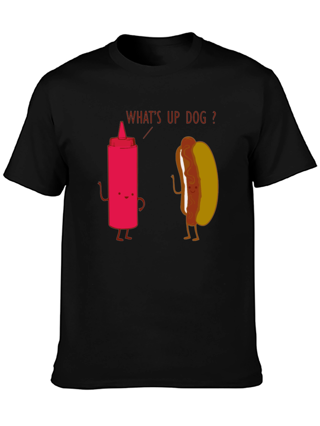 Funny Whats Up Dog Graphic Tee