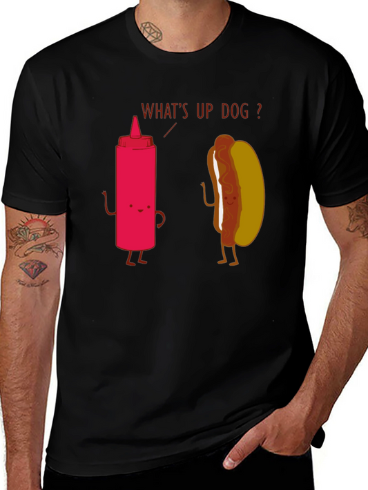 Funny Whats Up Dog Graphic Tee