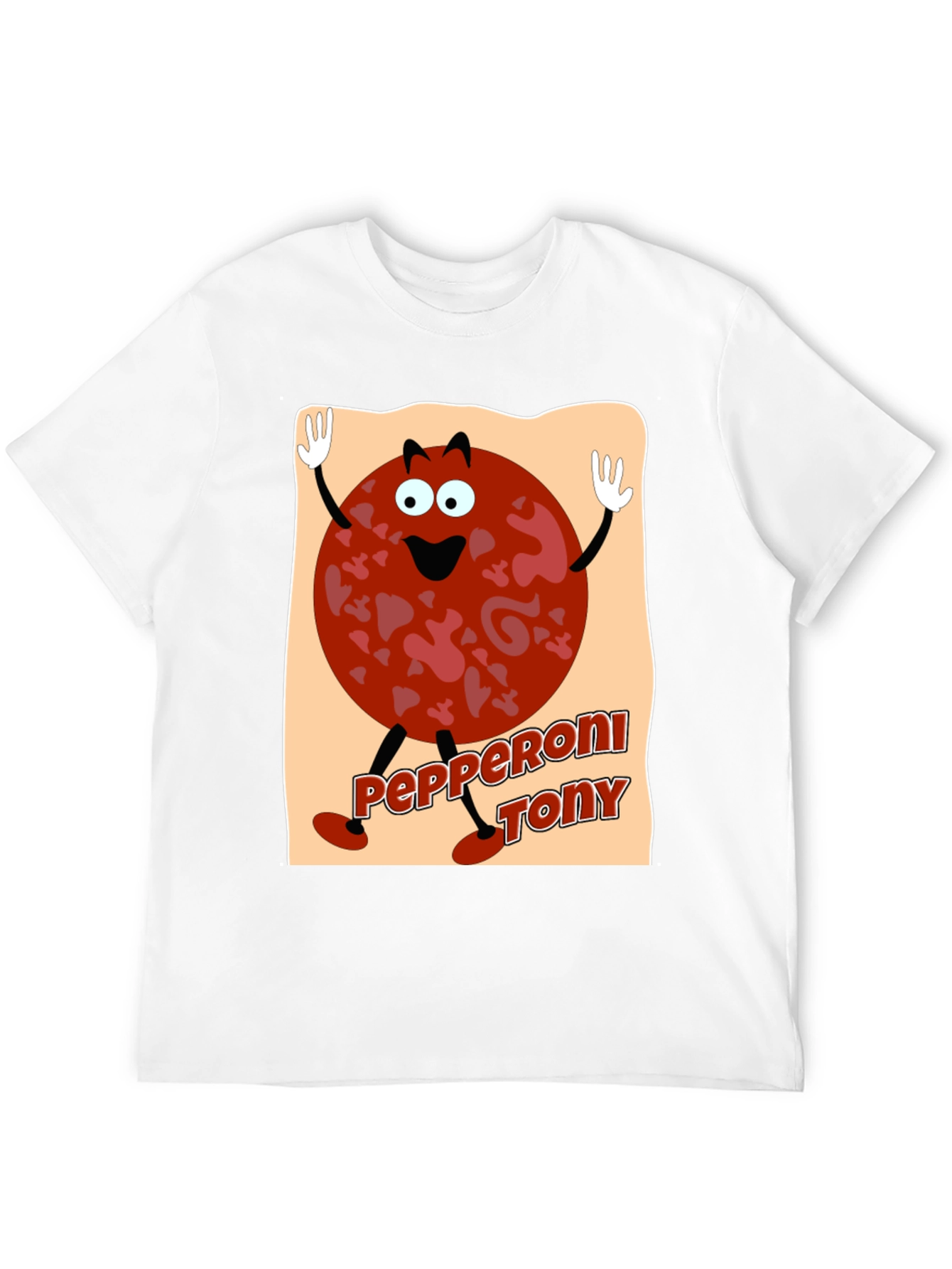 Pepperoni Tony Graphic T-Shirt - Fun & Unique Design