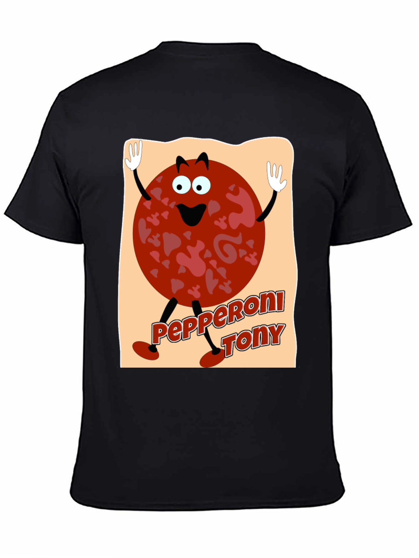 Pepperoni Tony Graphic T-Shirt - Fun & Unique Design