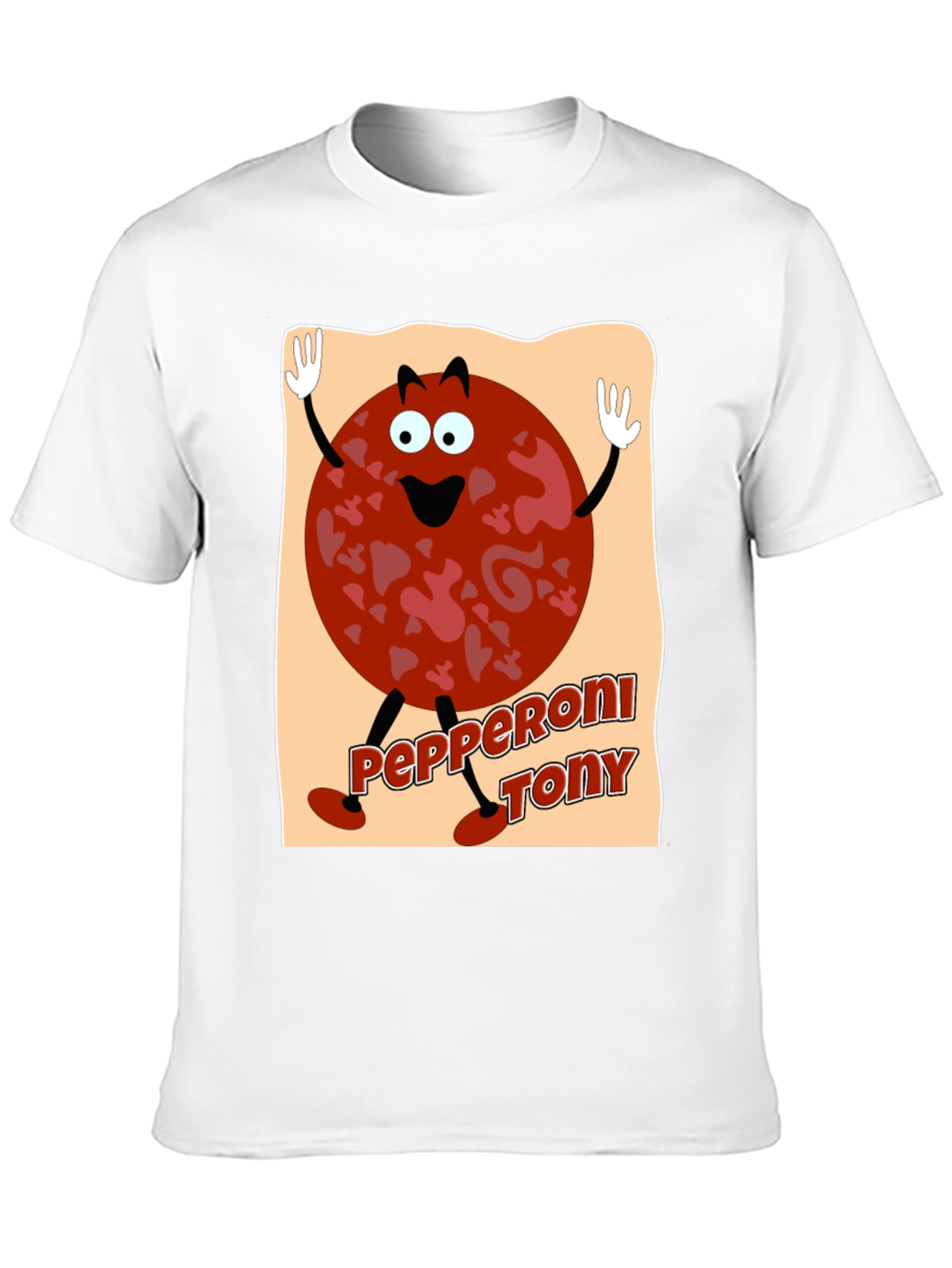 Pepperoni Tony Graphic T-Shirt - Fun & Unique Design