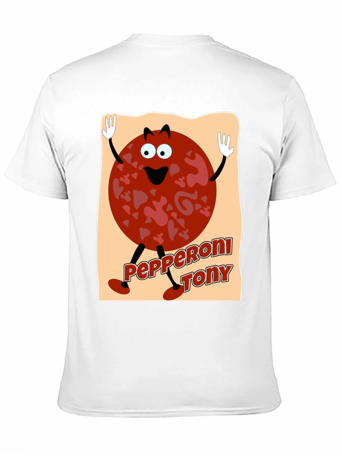 Pepperoni Tony Graphic T-Shirt - Fun & Unique Design