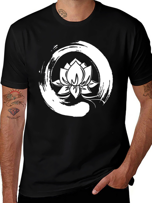 Lotus Enso T-Shirt - Zen Symbol Tee