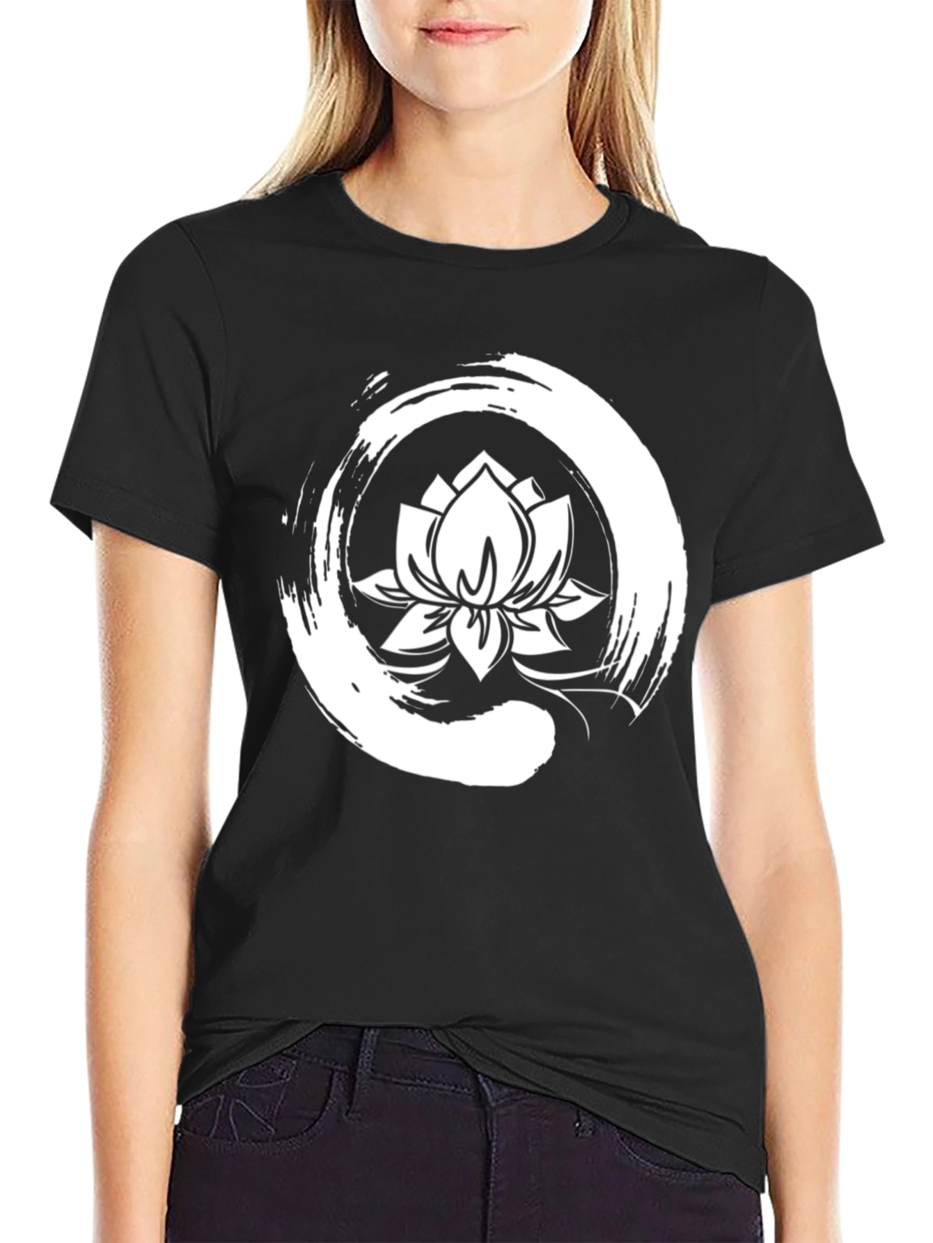 Lotus Enso T-Shirt - Zen Symbol Tee