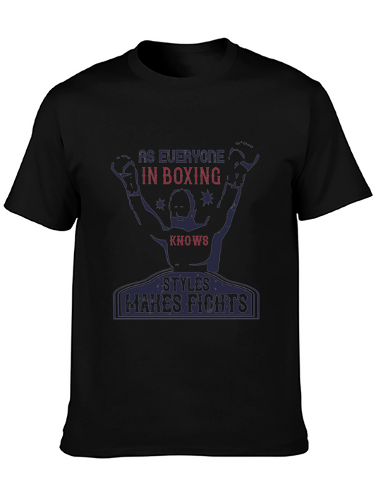 Boxing Styles Makes Fights Graphic T-Shirt