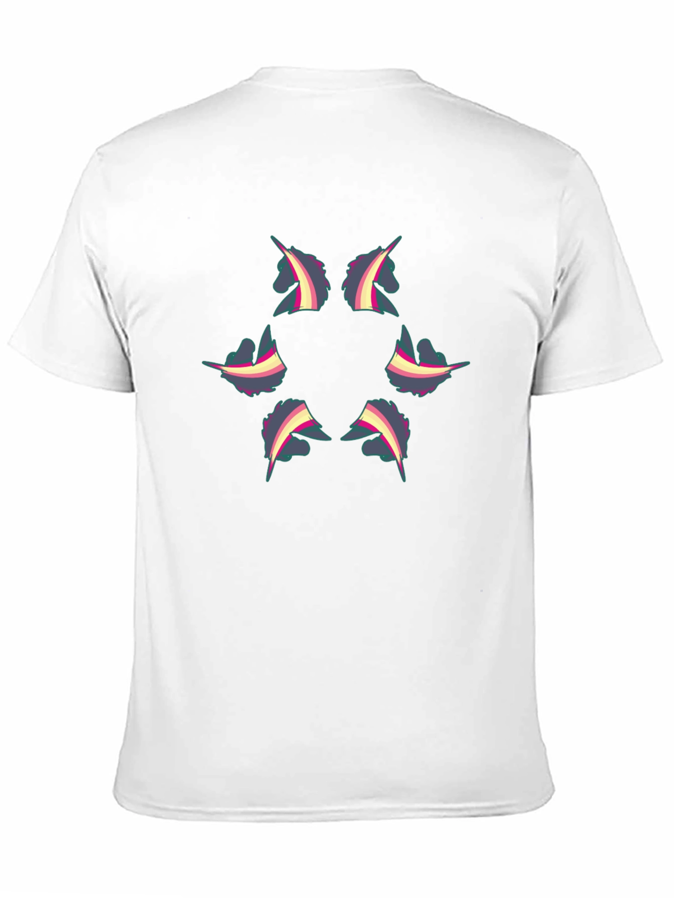 Unicorn Hexagon Black T-Shirt