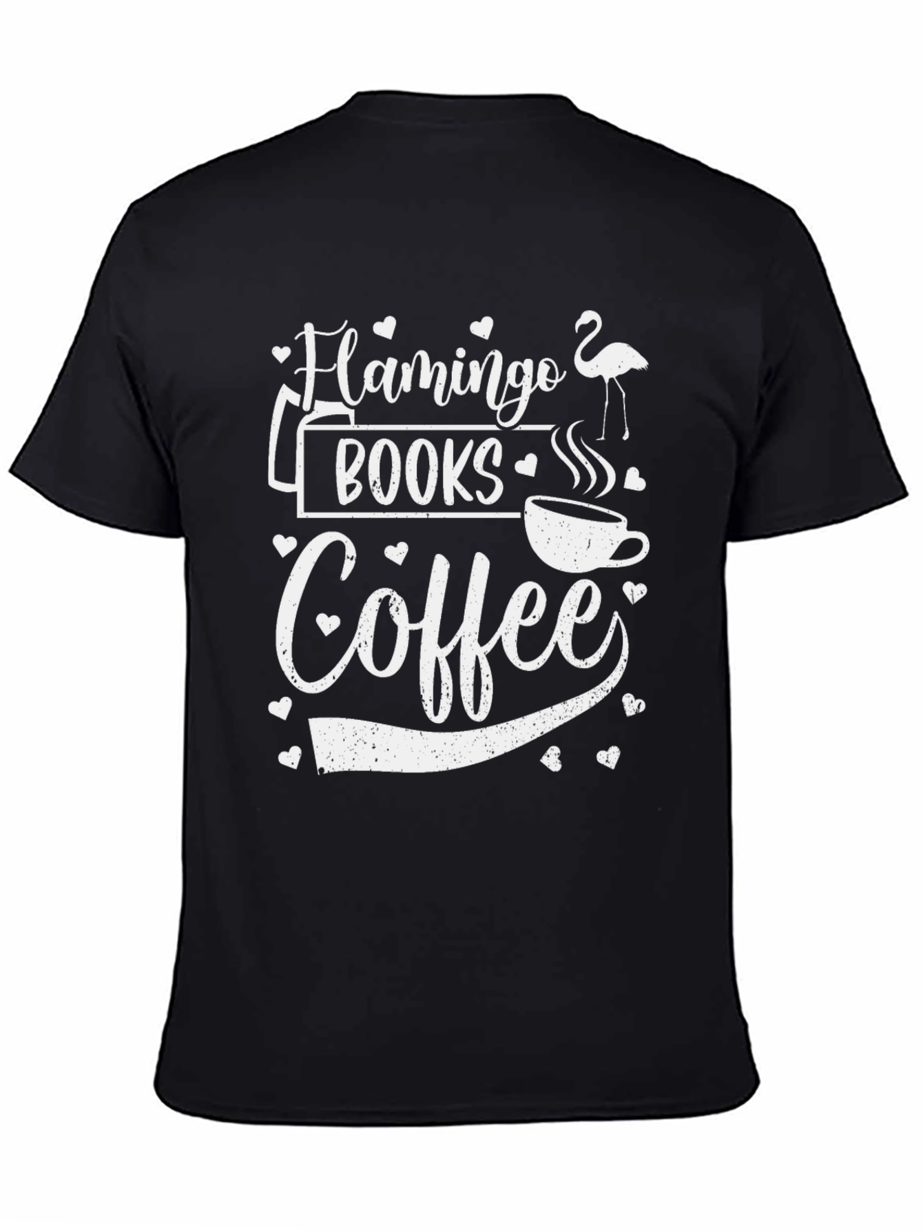 Flamingo Books Coffee T-Shirt