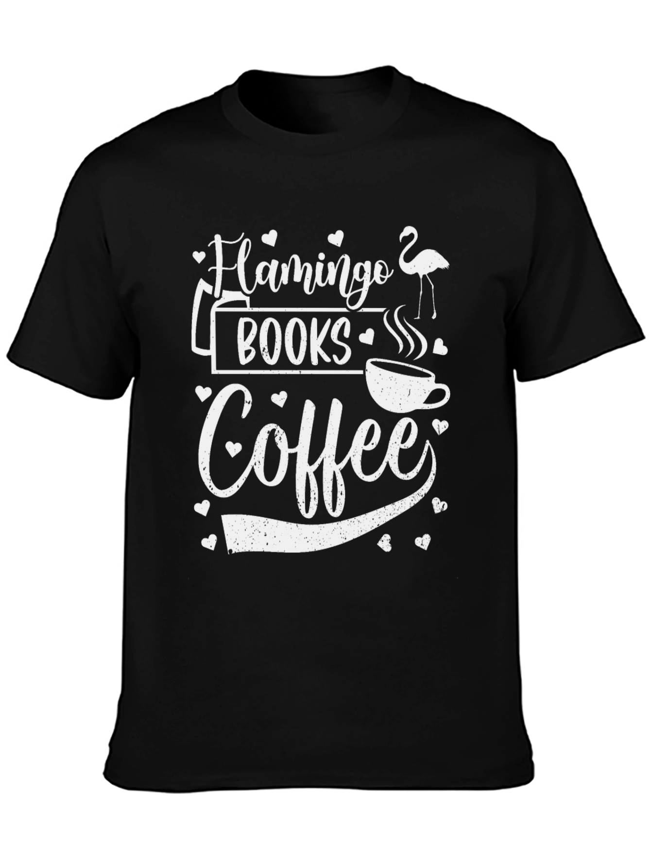 Flamingo Books Coffee T-Shirt