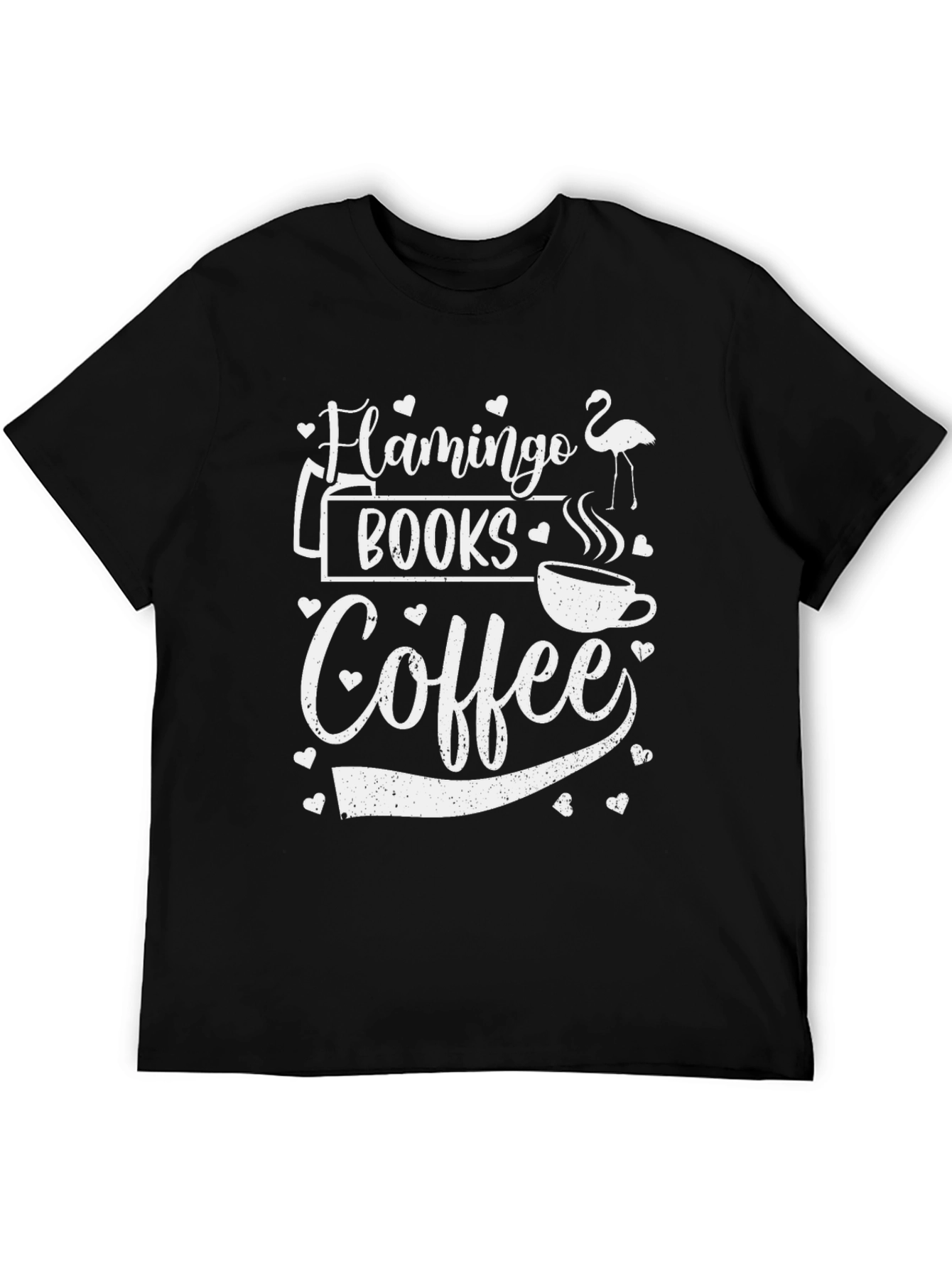 Flamingo Books Coffee T-Shirt