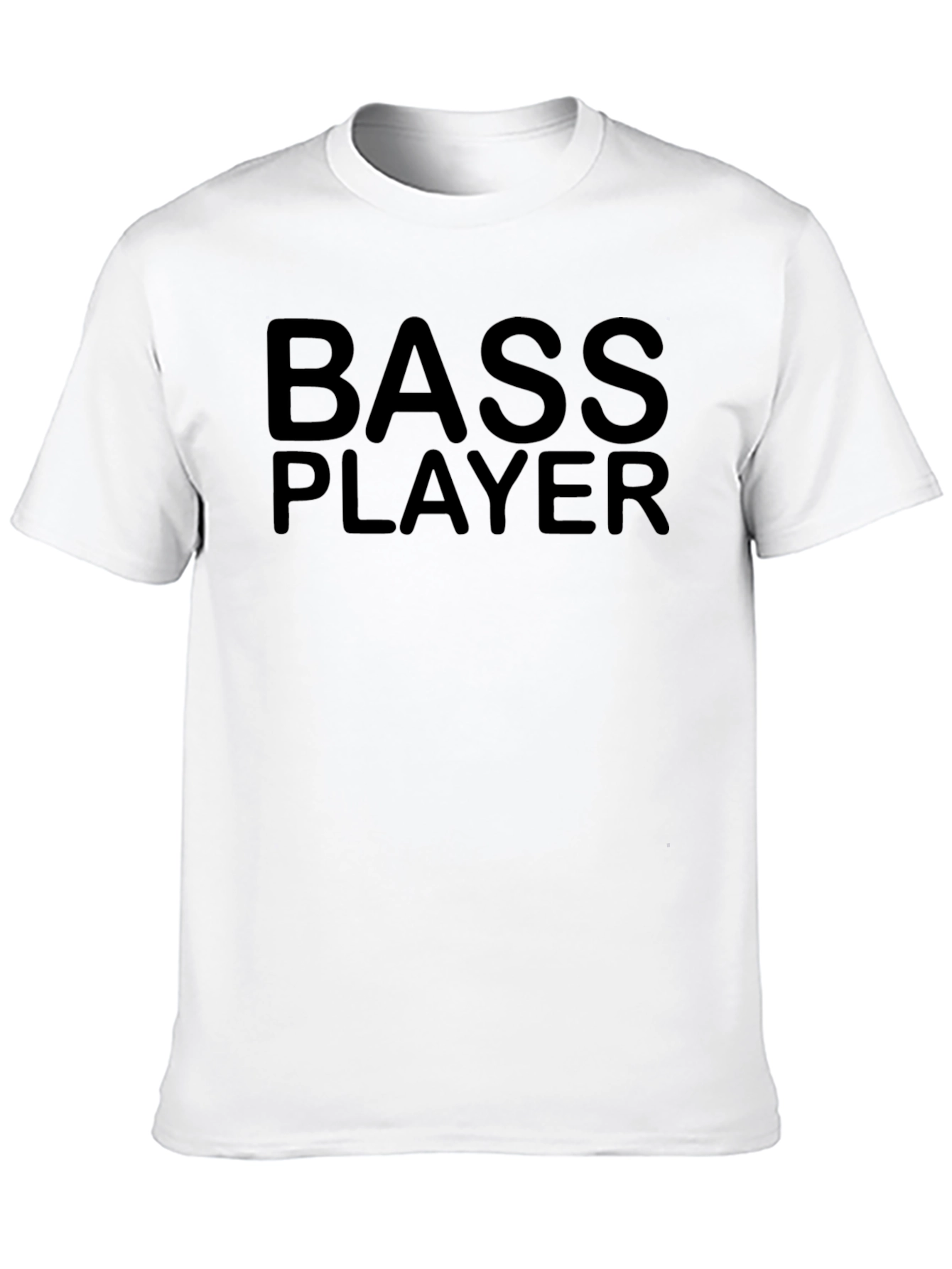 Bass Player Black Graphic T-Shirt