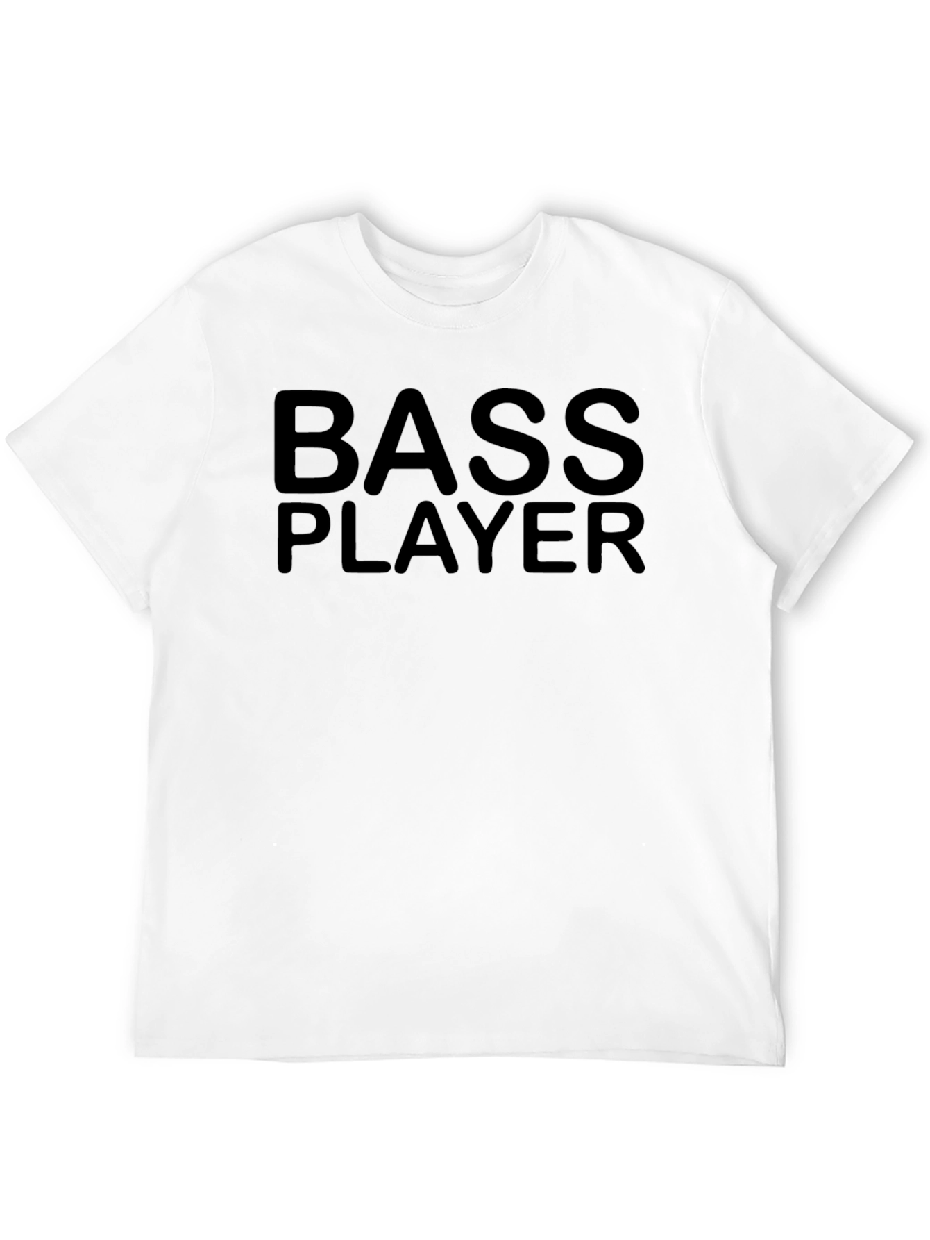 Bass Player Black Graphic T-Shirt
