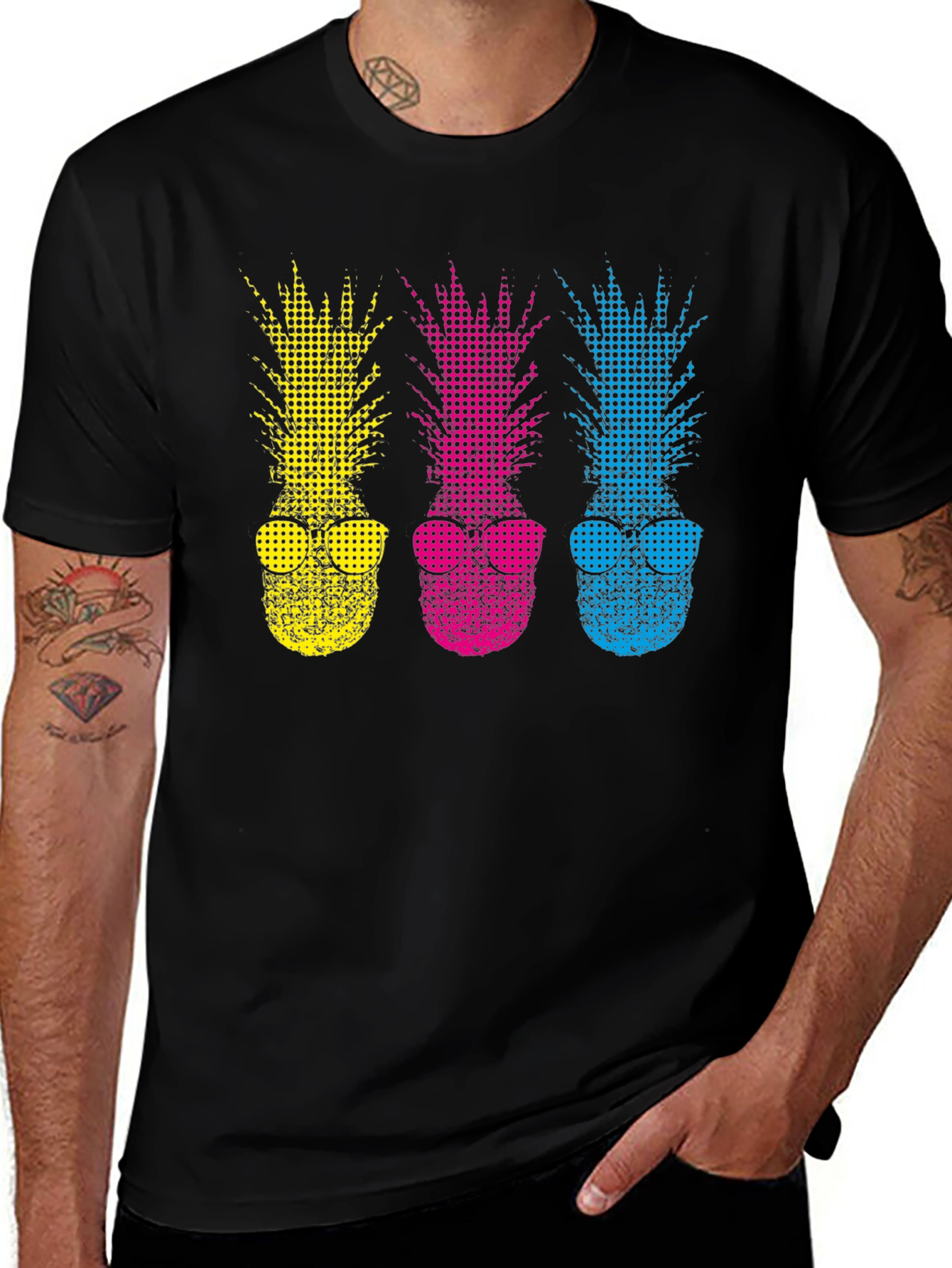Funky Pineapple T-Shirt - Stylish Summer Vibes
