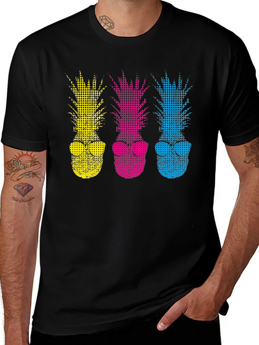Funky Pineapple T-Shirt - Stylish Summer Vibes