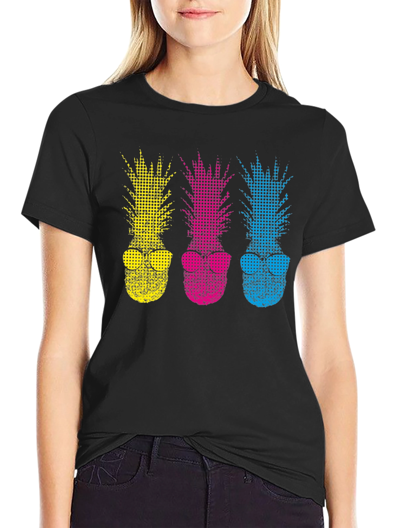 Funky Pineapple T-Shirt - Stylish Summer Vibes
