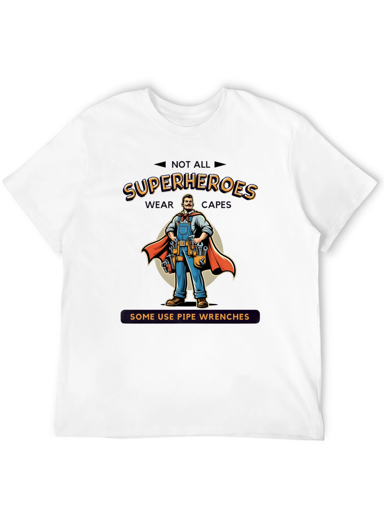 Superhero Plumber Graphic Tee