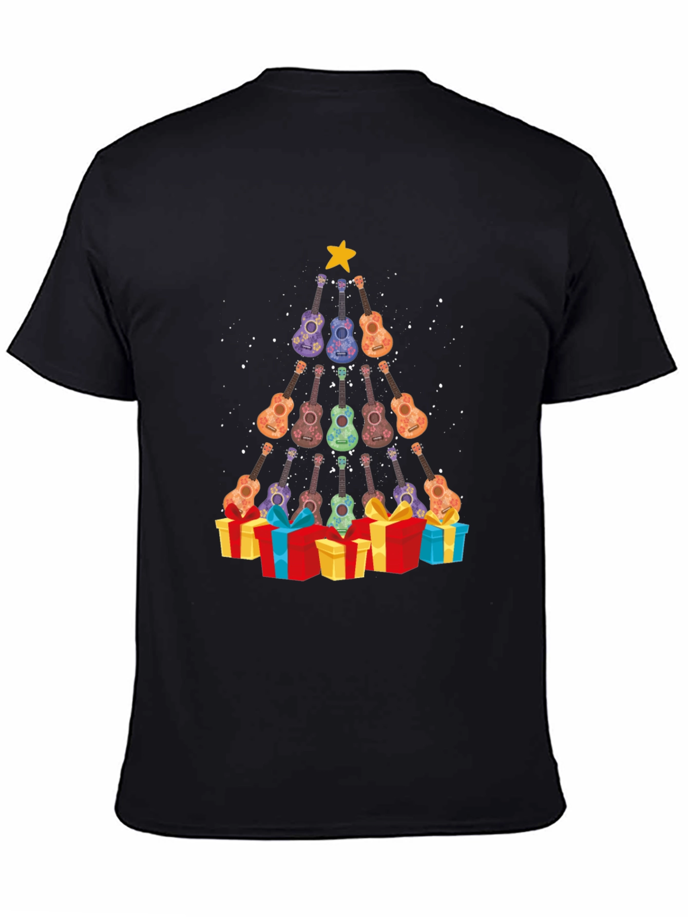 Guitar Christmas Tree T-Shirt