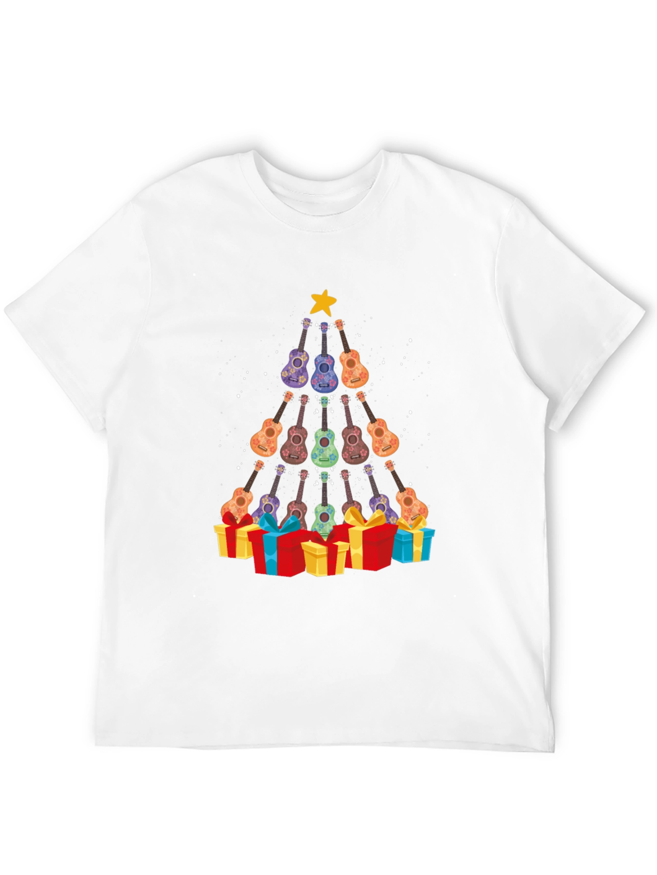 Guitar Christmas Tree T-Shirt