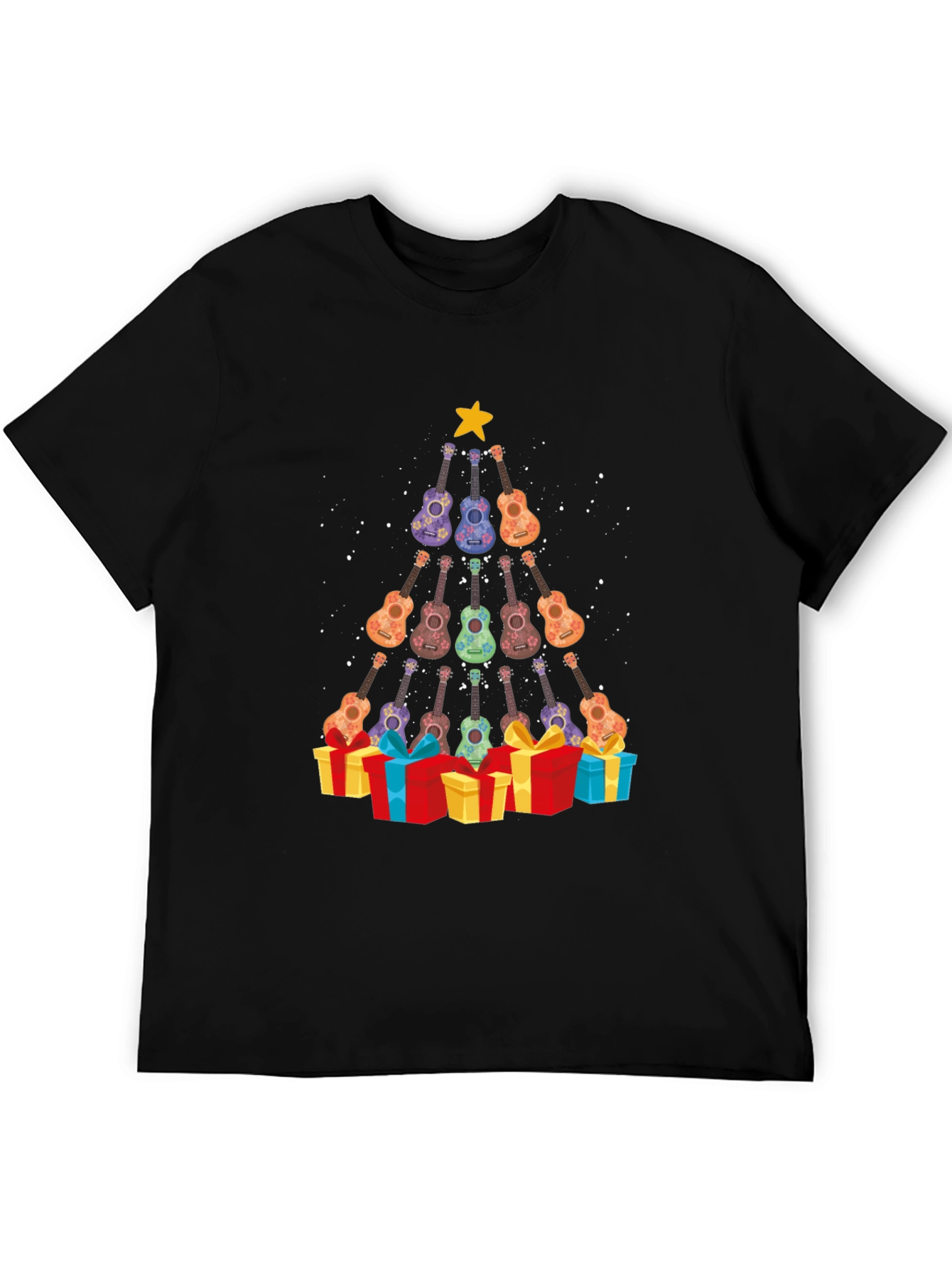 Guitar Christmas Tree T-Shirt