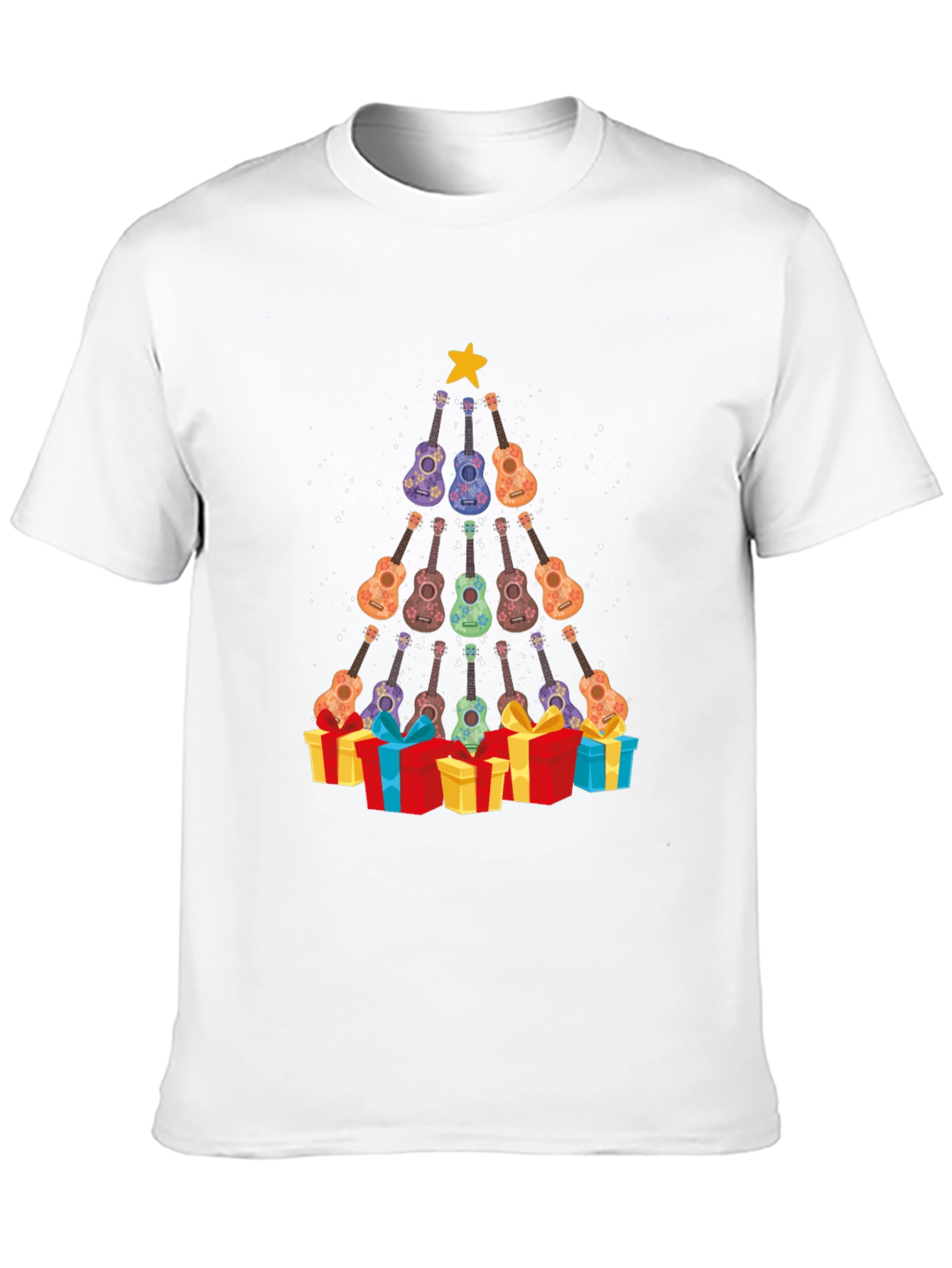 Guitar Christmas Tree T-Shirt