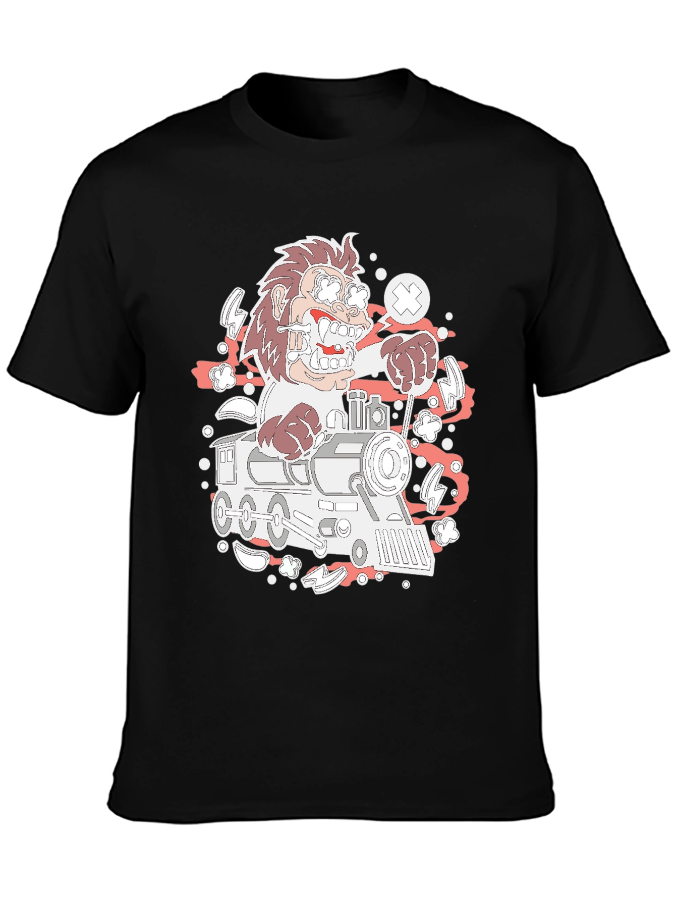 Cartoon Train Ride T-Shirt