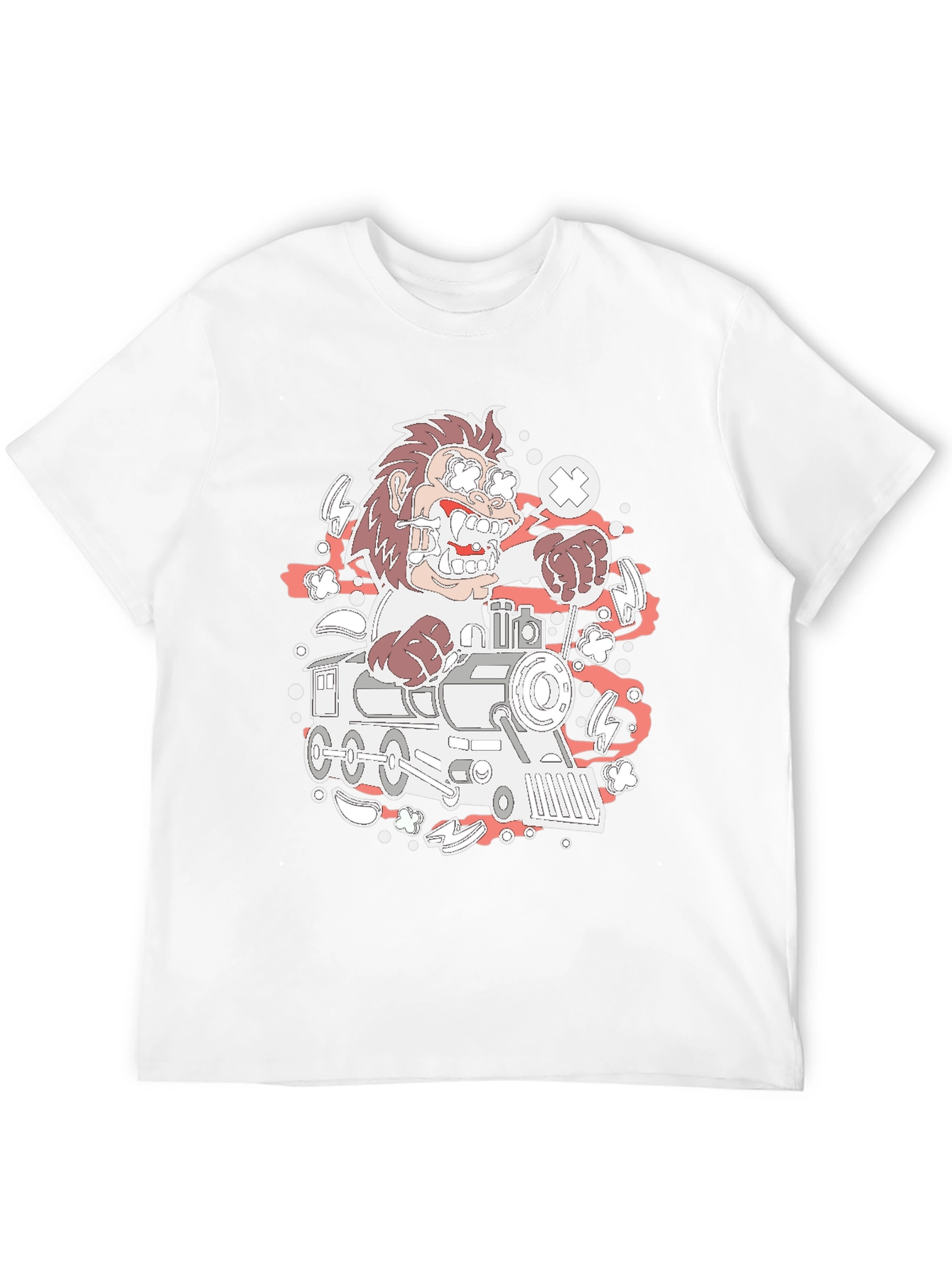 Cartoon Train Ride T-Shirt
