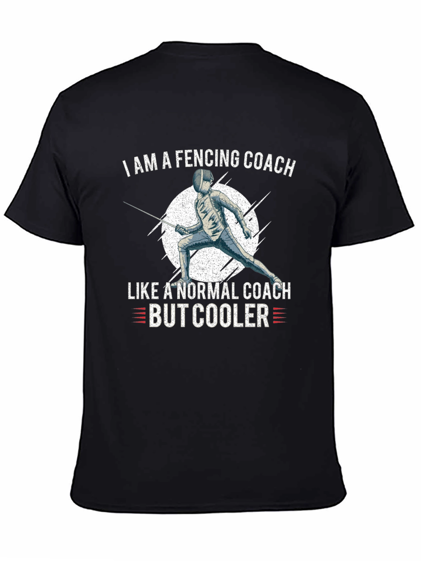 Fencing Coach T-Shirt - Cool Coach Apparel