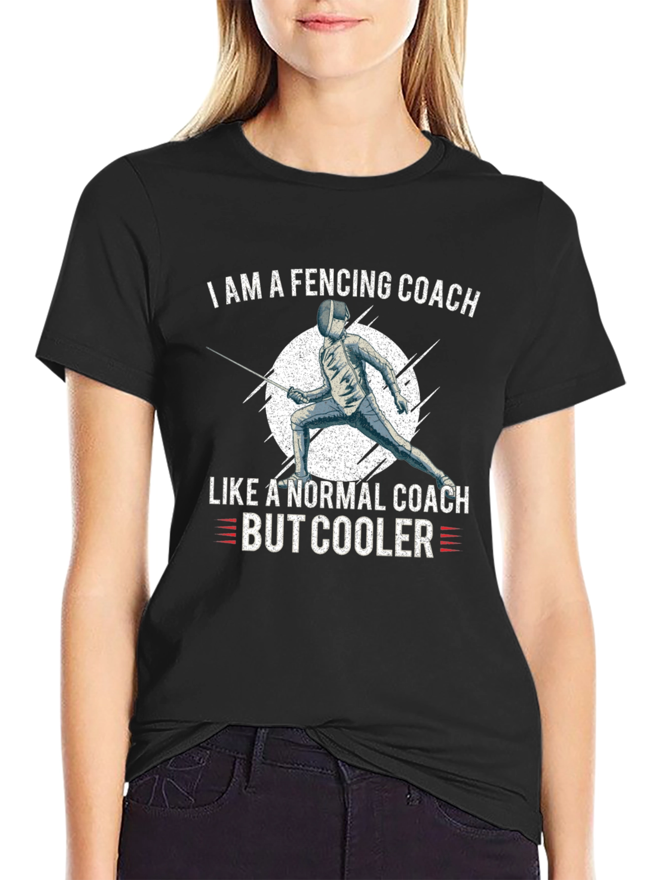 Fencing Coach T-Shirt - Cool Coach Apparel