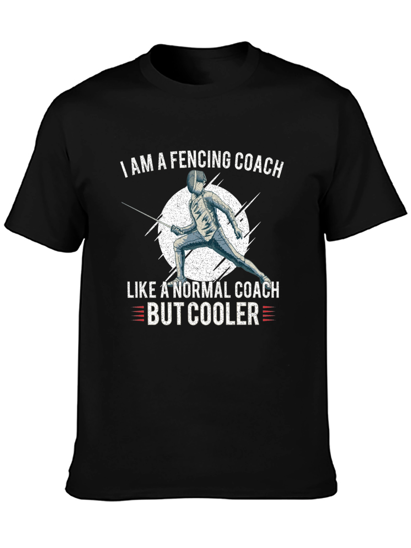 Fencing Coach T-Shirt - Cool Coach Apparel