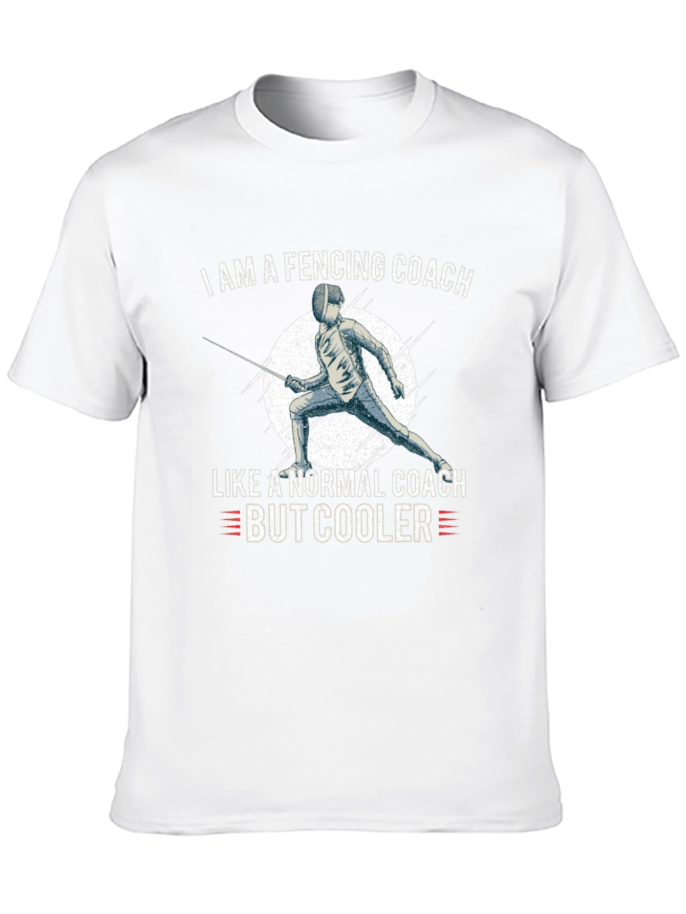 Fencing Coach T-Shirt - Cool Coach Apparel