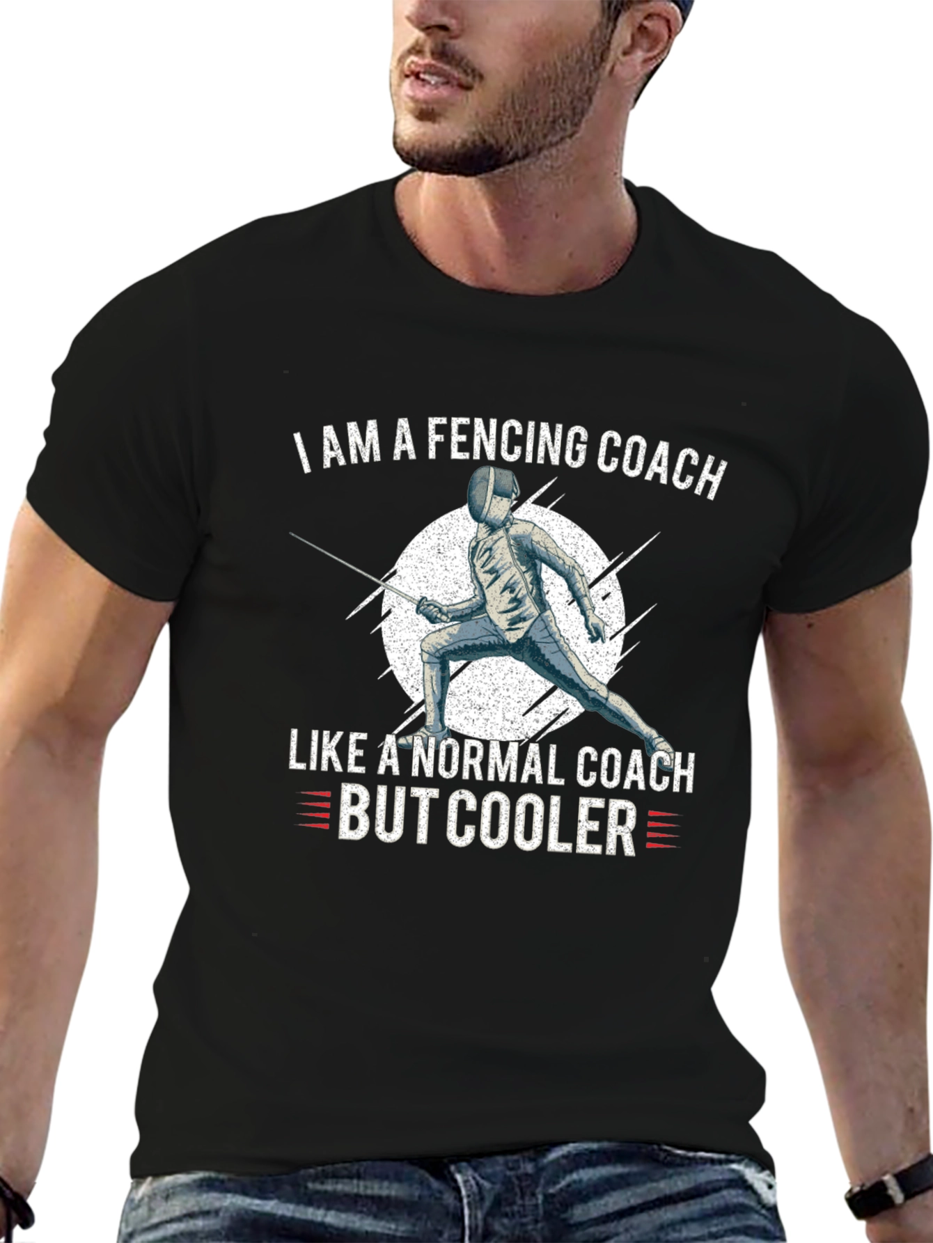 Fencing Coach T-Shirt - Cool Coach Apparel