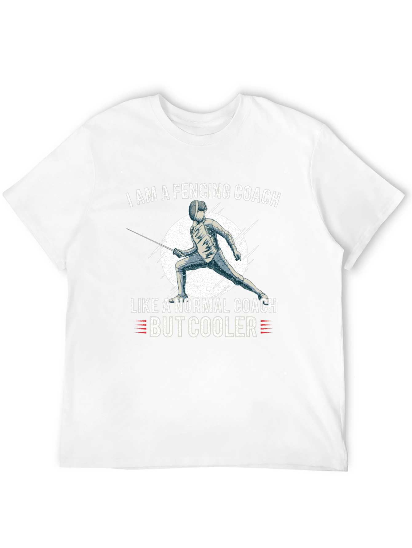 Fencing Coach T-Shirt - Cool Coach Apparel