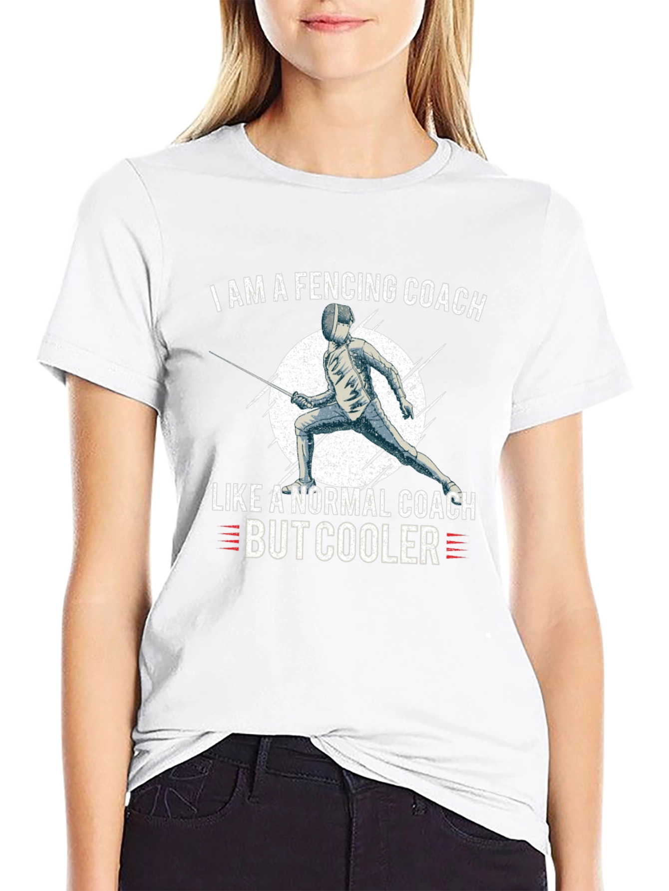 Fencing Coach T-Shirt - Cool Coach Apparel