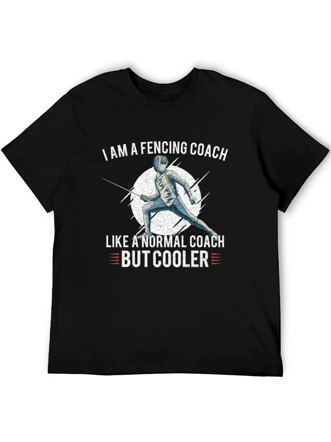 Fencing Coach T-Shirt - Cool Coach Apparel