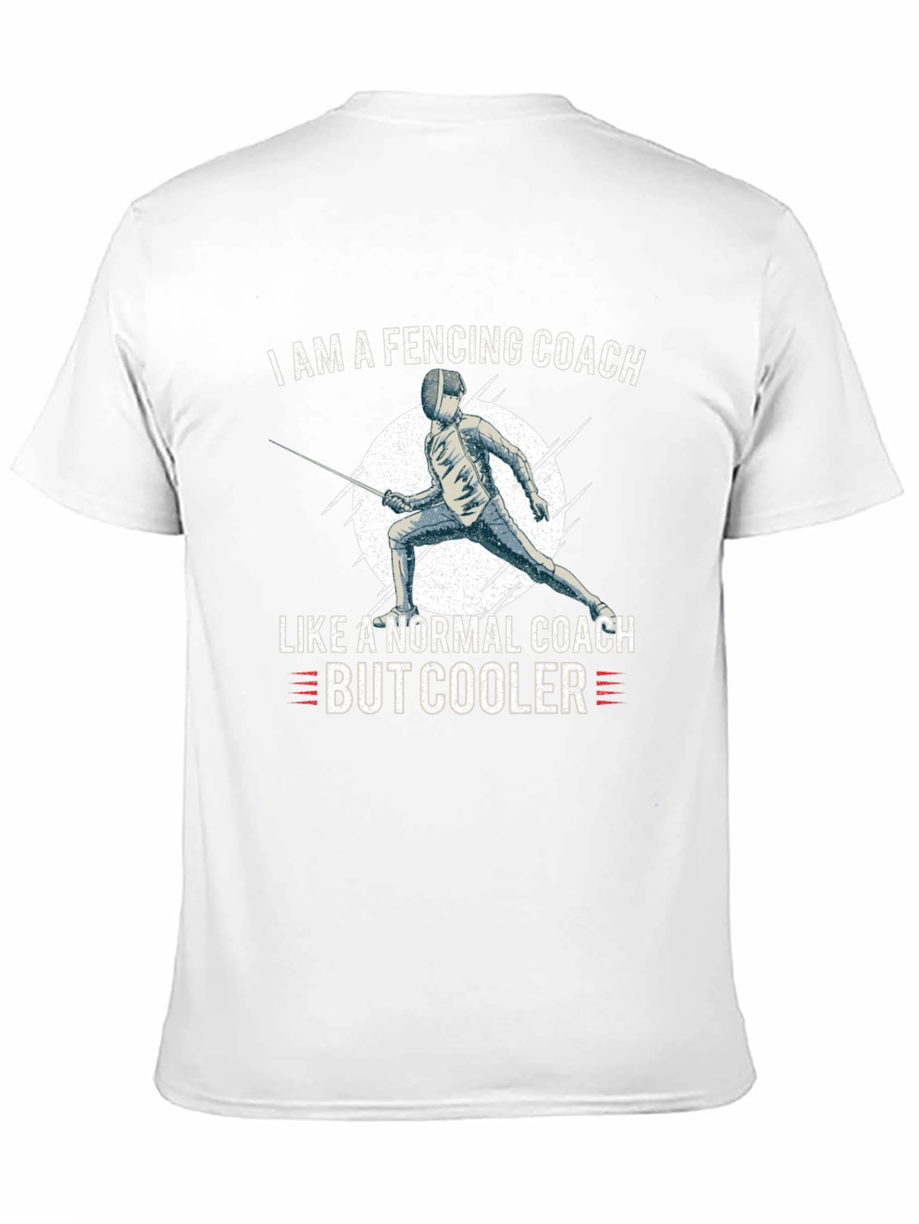 Fencing Coach T-Shirt - Cool Coach Apparel