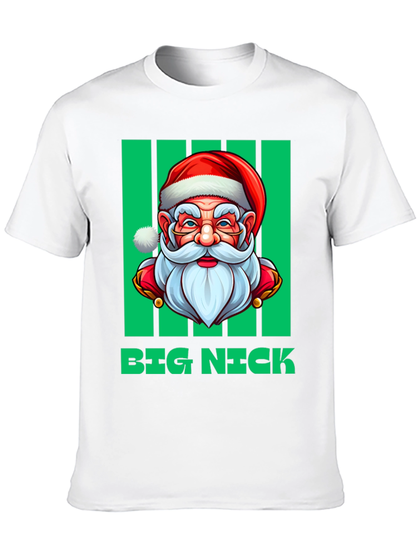 Big Nick Santa Holiday T-Shirt