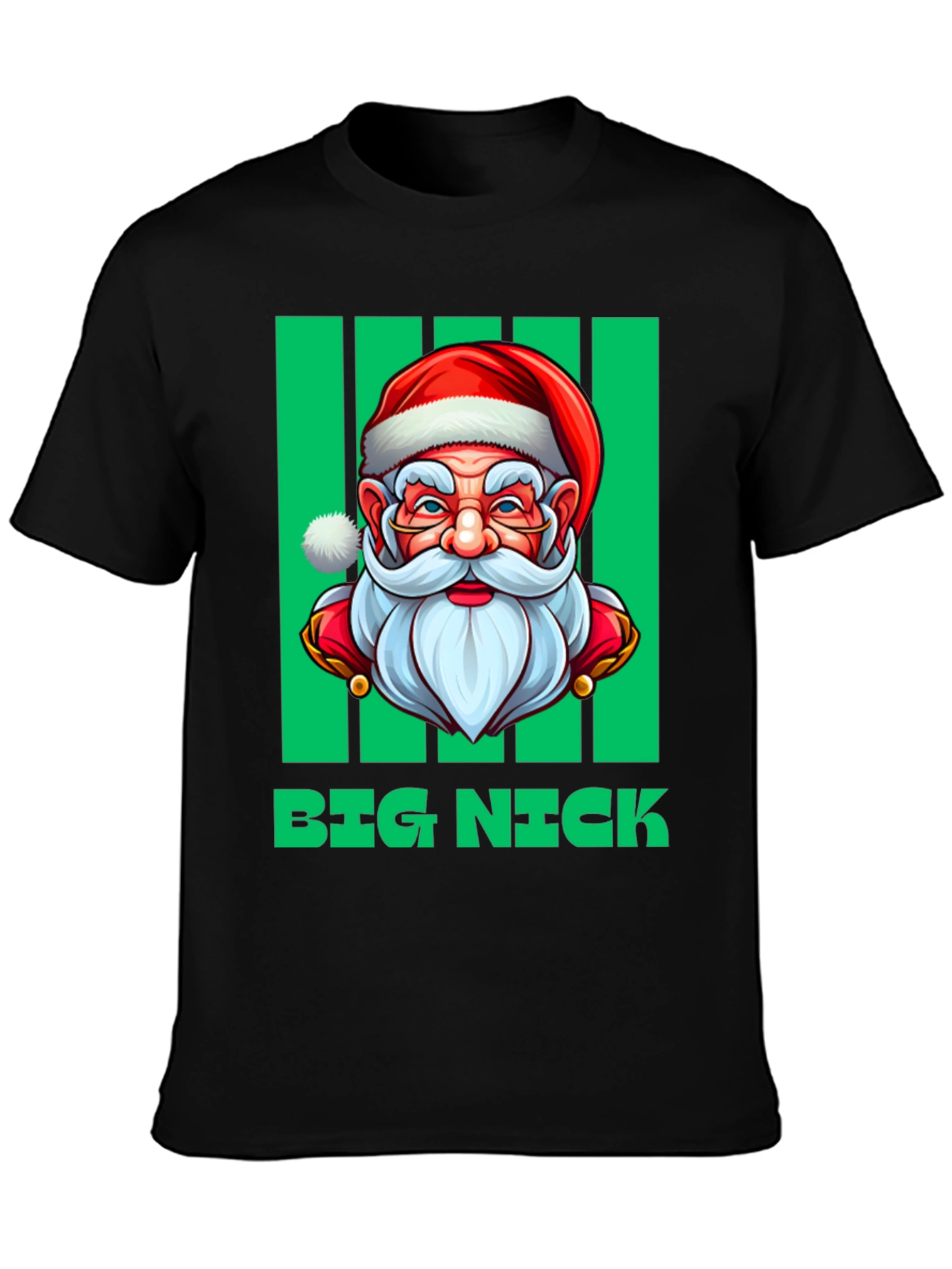 Big Nick Santa Holiday T-Shirt