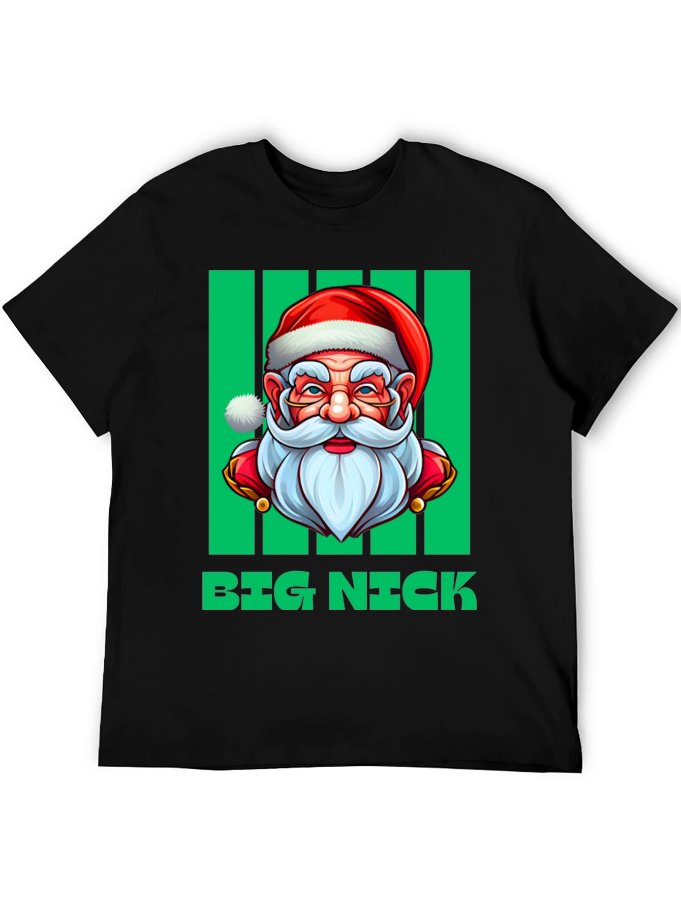 Big Nick Santa Holiday T-Shirt
