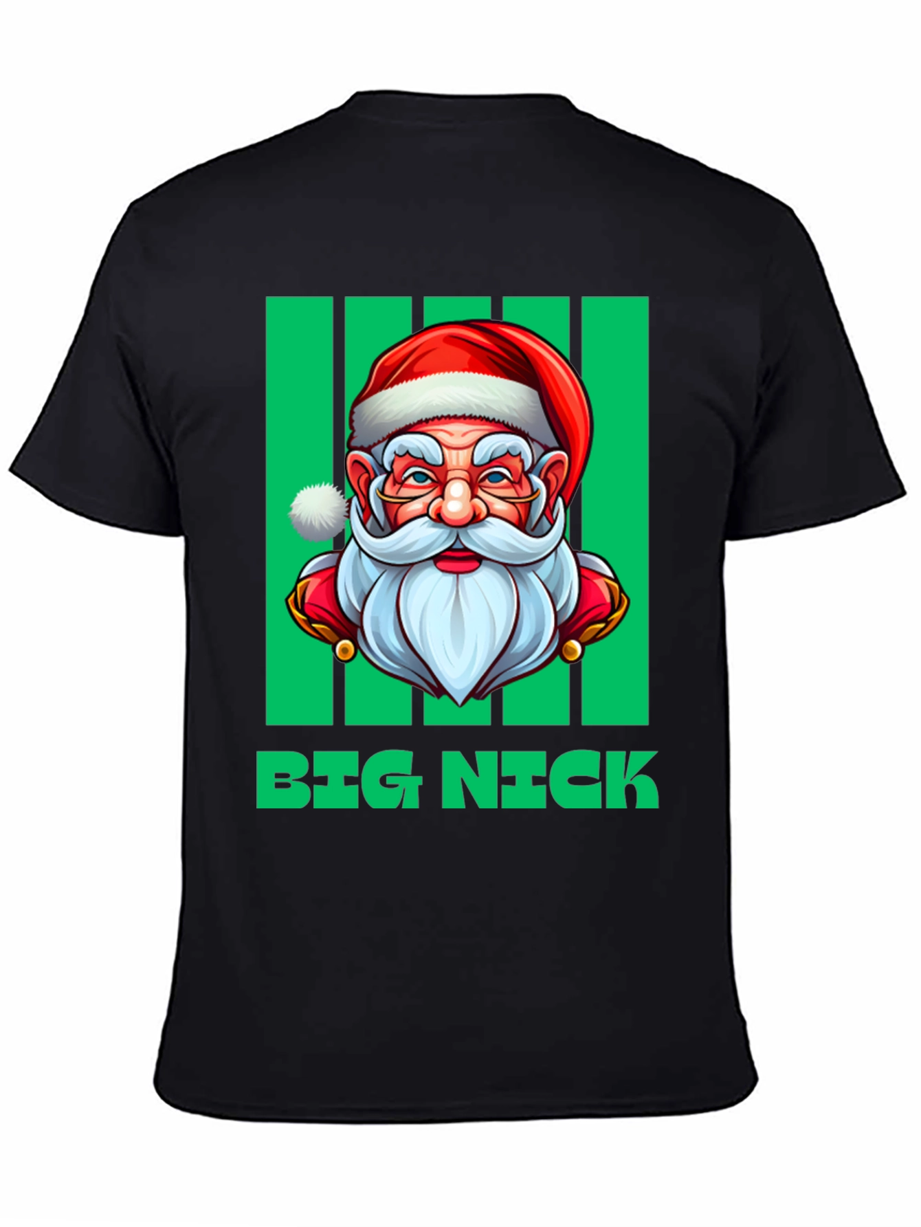 Big Nick Santa Holiday T-Shirt