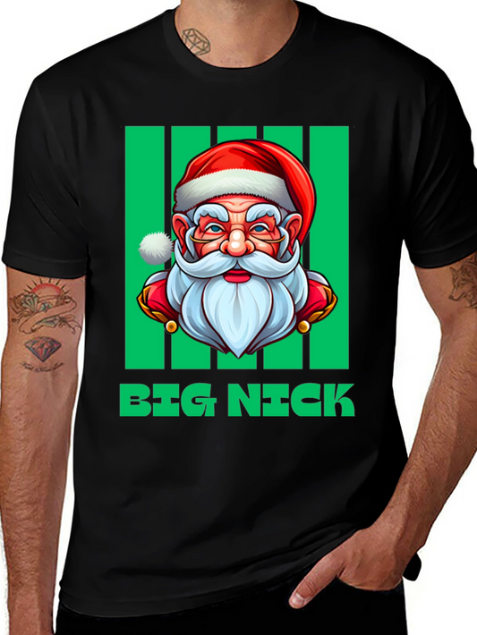 Big Nick Santa Holiday T-Shirt
