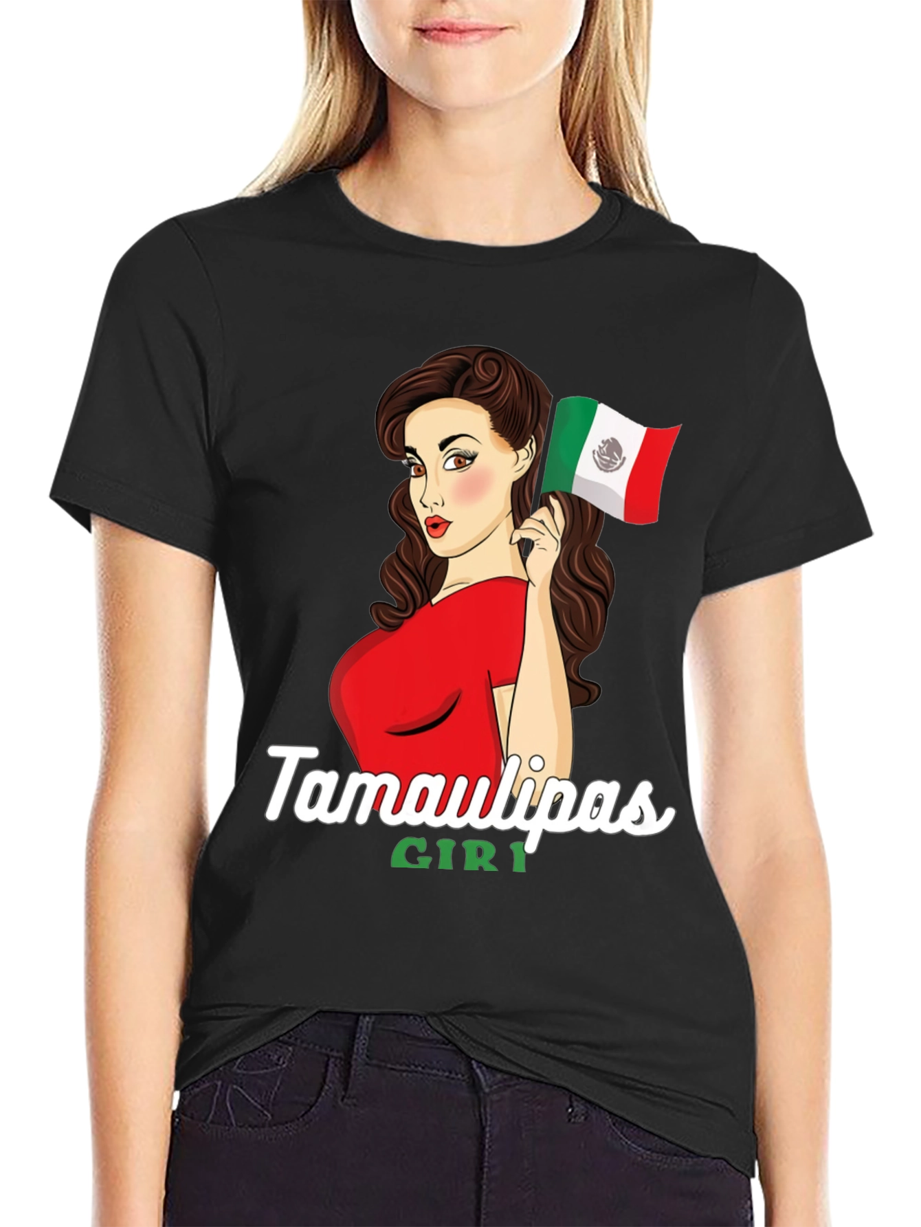 Tamaulipas Girl T-Shirt - Mexico Pride Tee