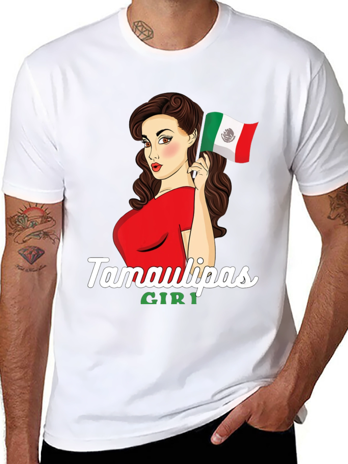 Tamaulipas Girl T-Shirt - Mexico Pride Tee