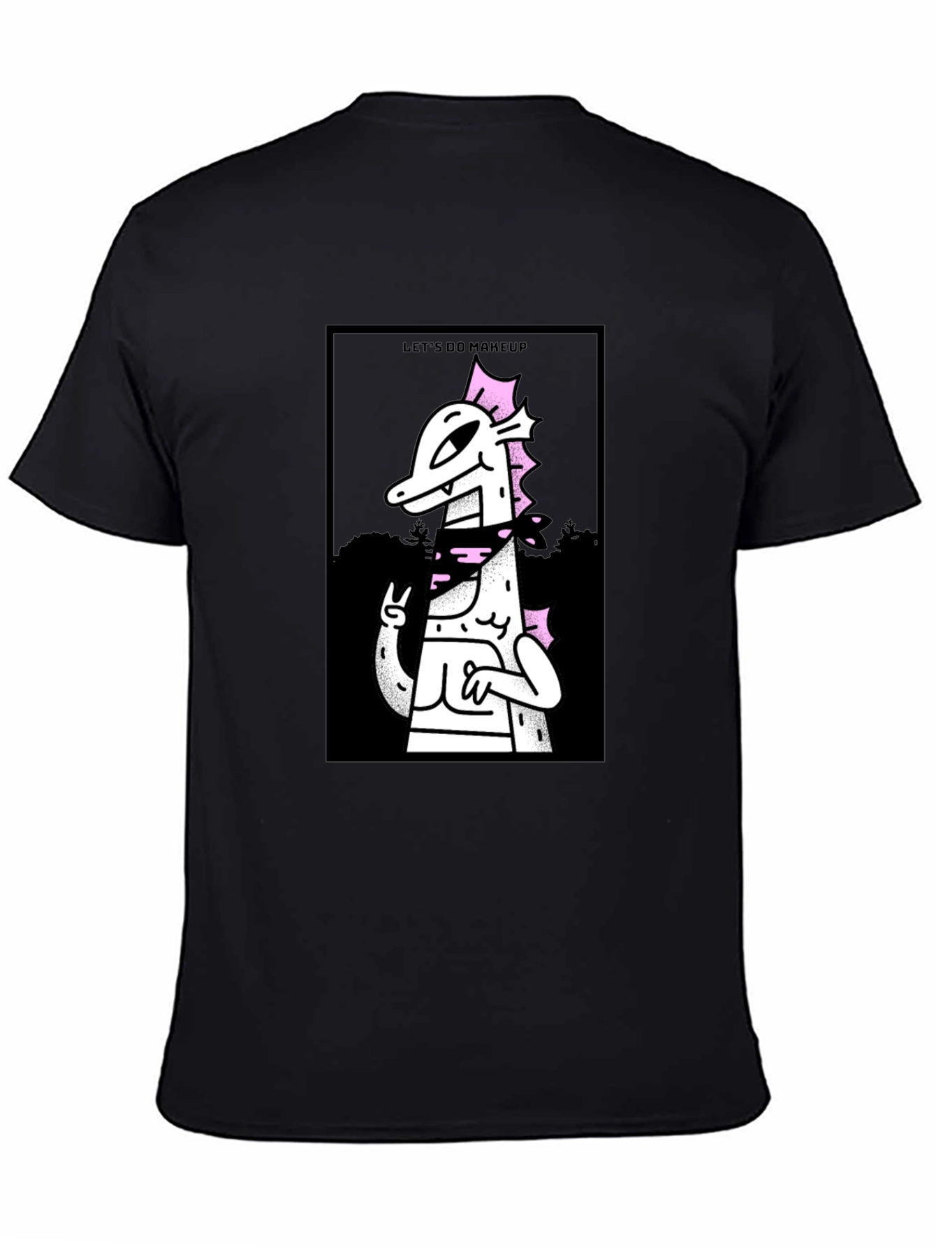 Lets Do Makeup T-Shirt - Black Cotton Graphic Tee