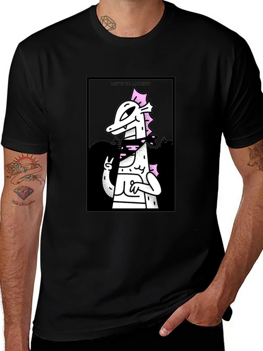 Lets Do Makeup T-Shirt - Black Cotton Graphic Tee