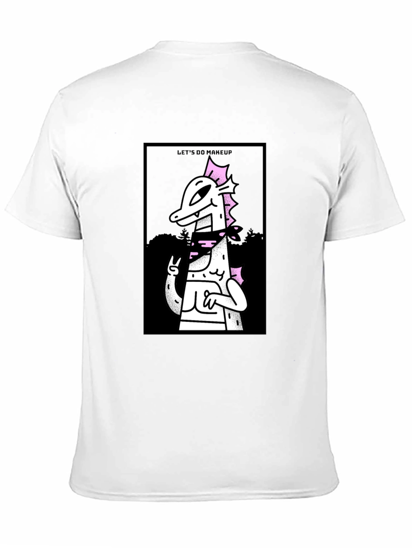 Lets Do Makeup T-Shirt - Black Cotton Graphic Tee