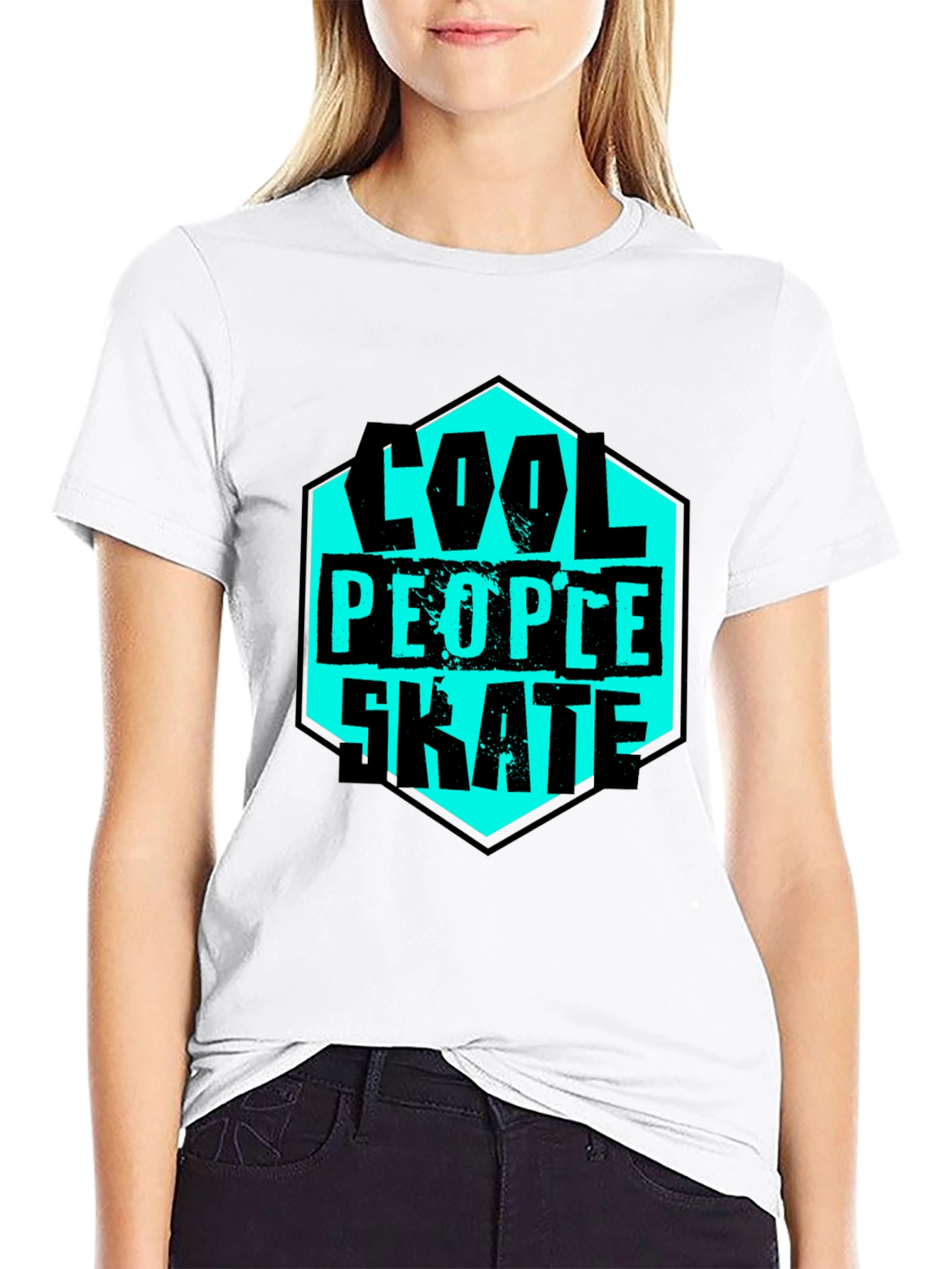 Cool People Skate T-Shirt - Graphic Tee