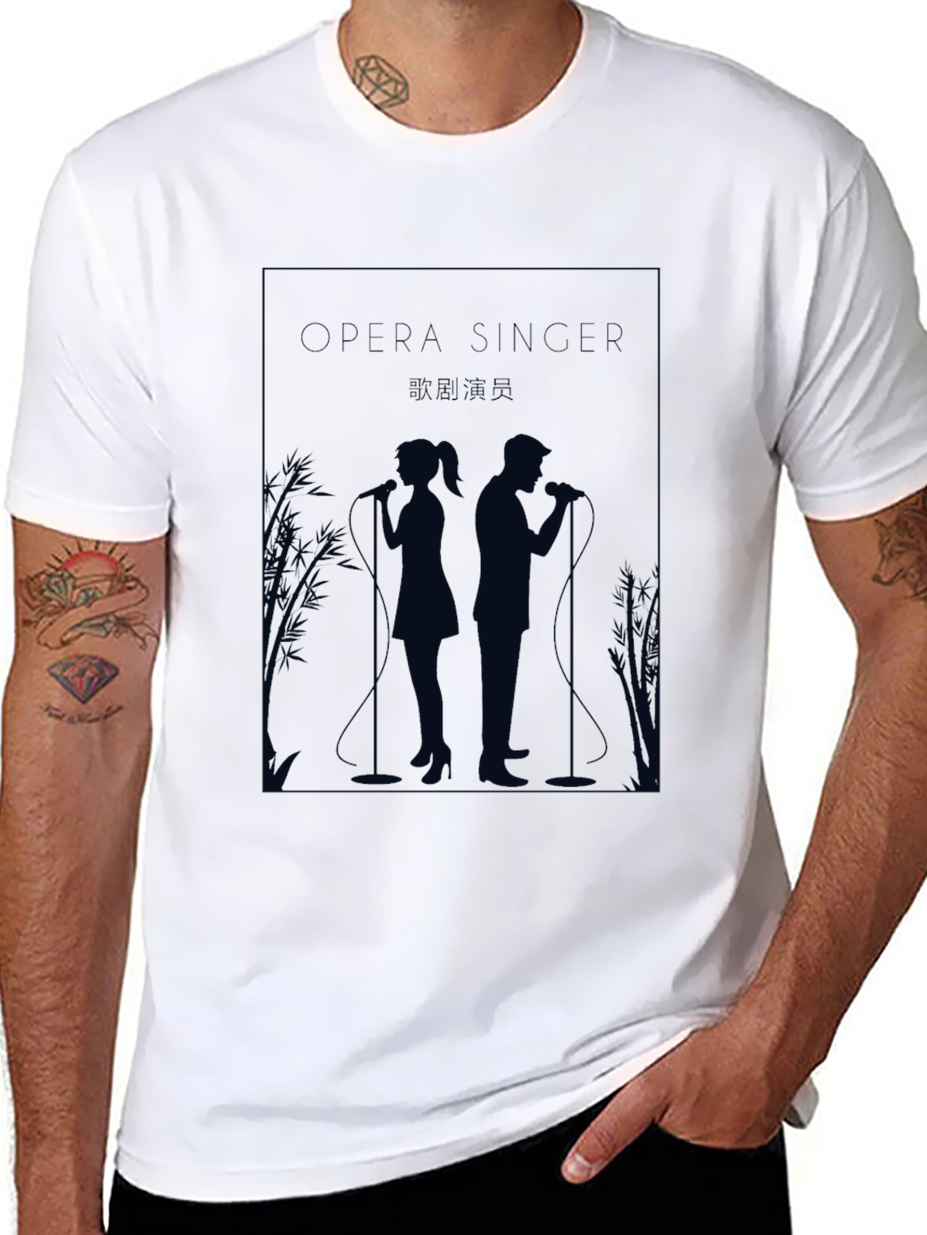Opera Singer Graphic Tee - Stylish Unisex T-Shirt
