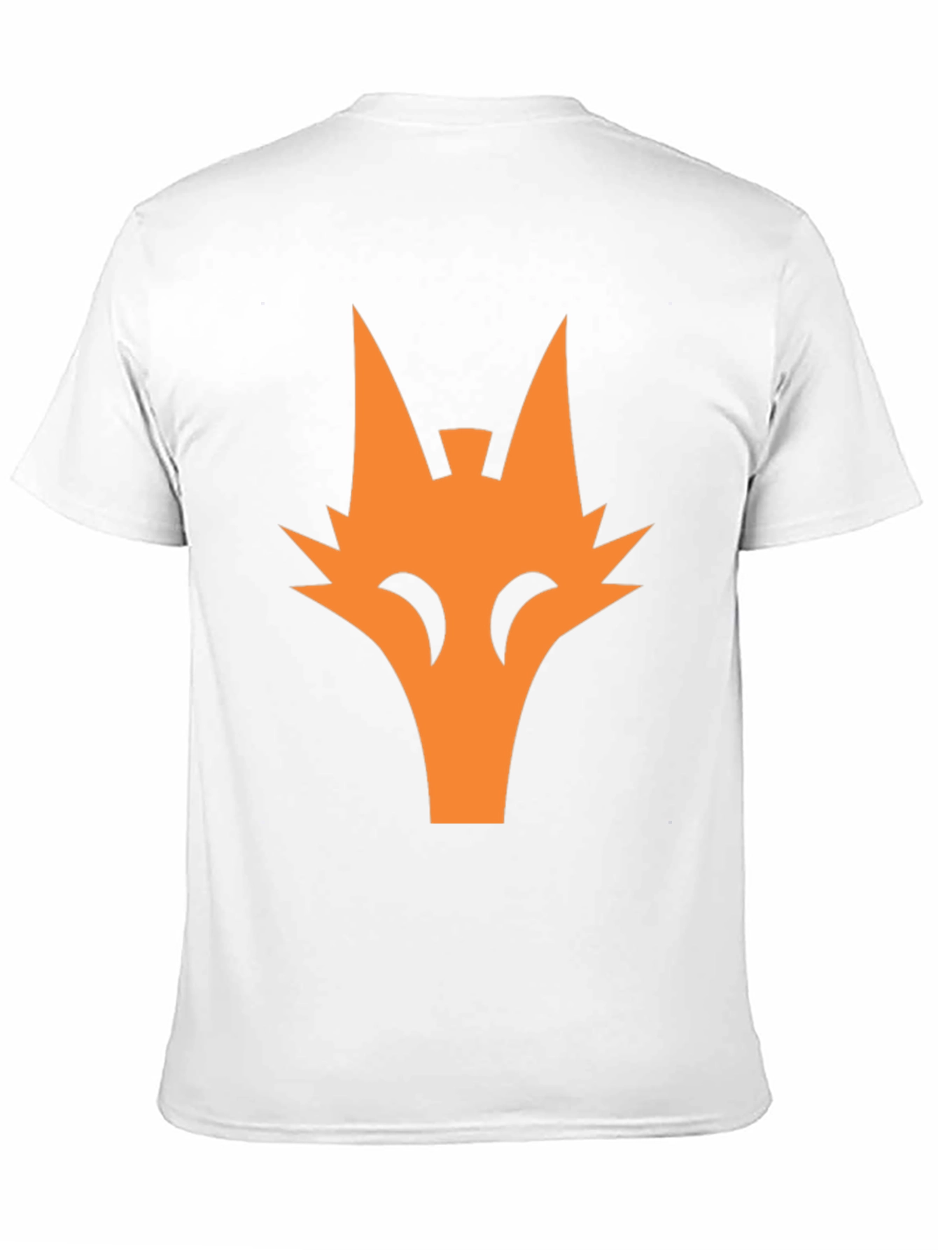 Orange Fox Graphic Tee - Cool Black T-Shirt