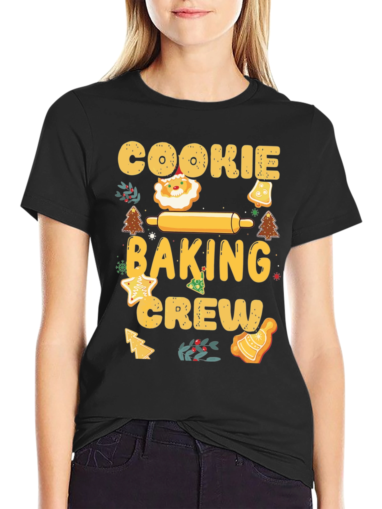 Cookie Baking Crew Holiday T-Shirt