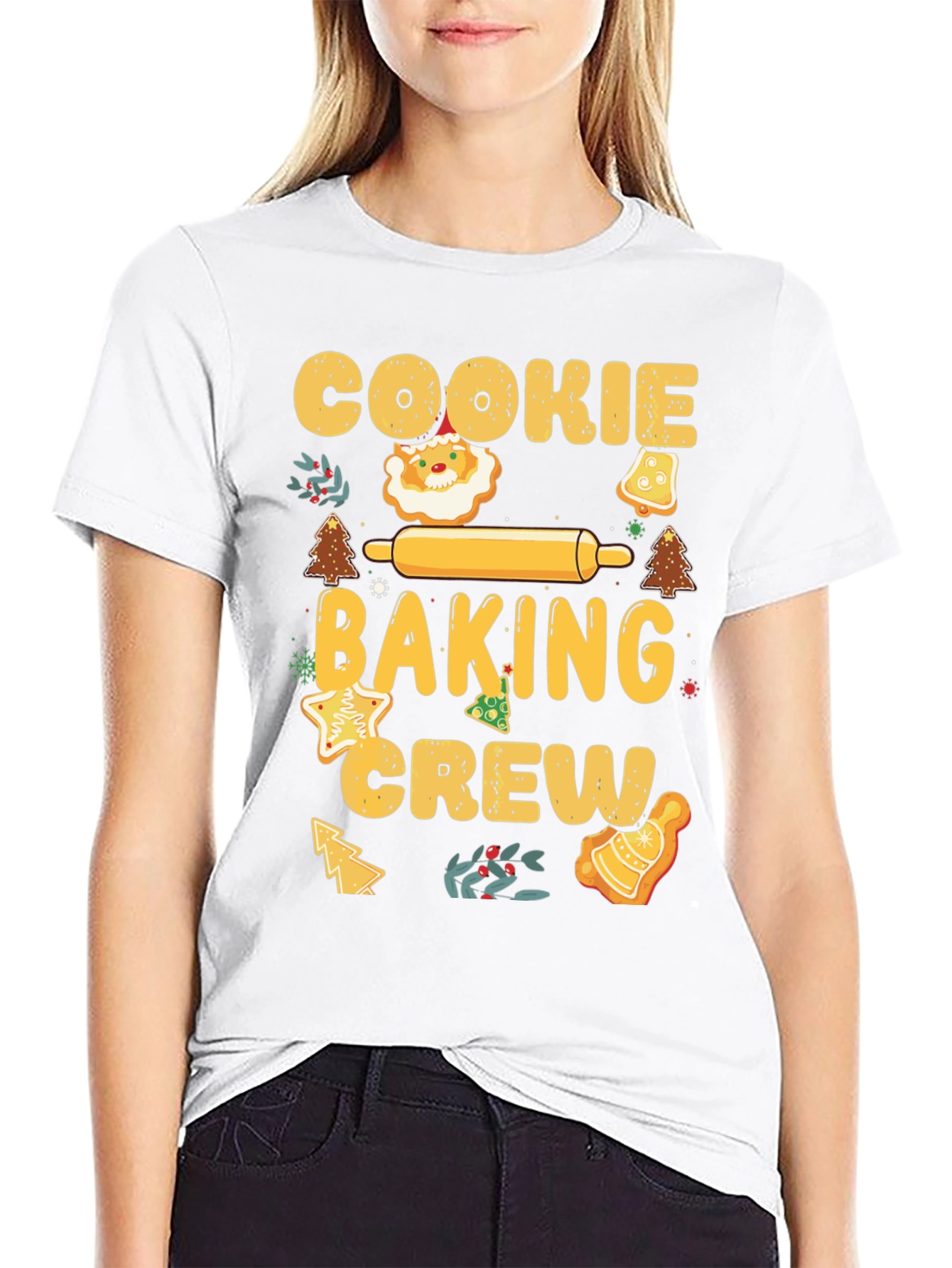 Cookie Baking Crew Holiday T-Shirt