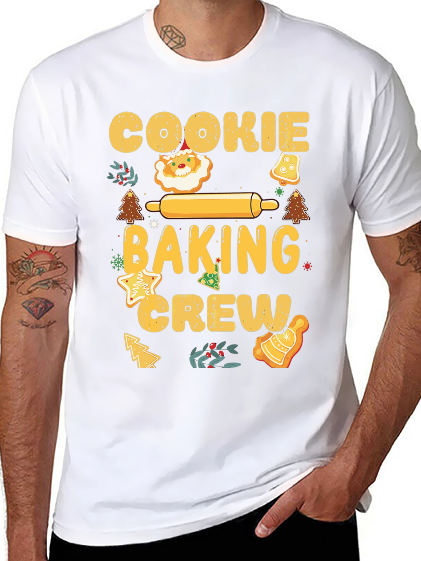 Cookie Baking Crew Holiday T-Shirt
